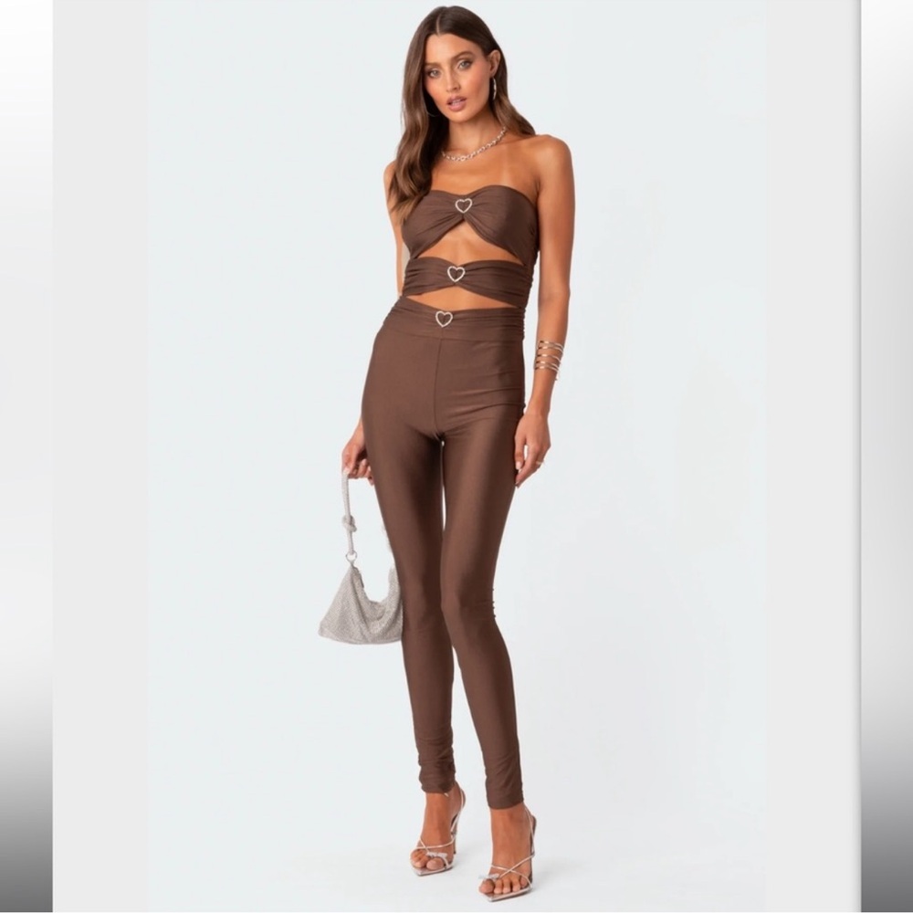 Edikted rhinestone jumpsuit
